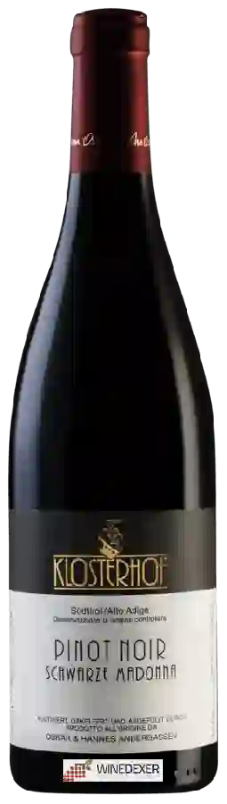 Winery Klosterhof - Schwarze Madonna Pinot Noir