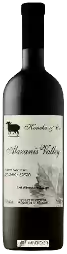 Winery Koncho - Alazanis Valley Red Semi Sweet