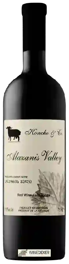 Winery Koncho - Alazanis Valley Red Semi Sweet Winery Koncho - Alazanis Valley Red Semi Sweet