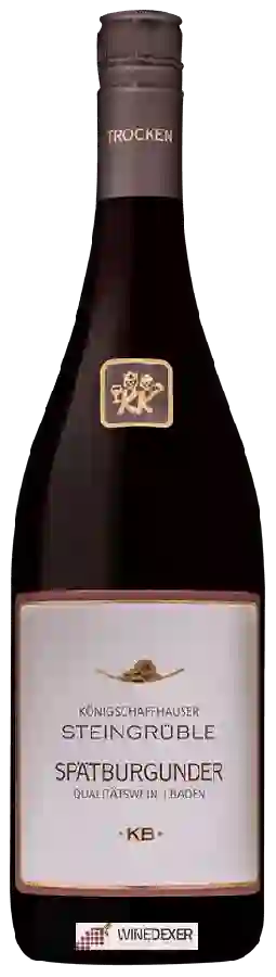 Winery Königschaffhausen-Kiechlinsbergen - Königschaffhauser Steingrüble Spätburgunder Trocken KB Winery Königschaffhausen-Kiechlinsbergen - Königschaffhauser Steingrüble Spätburgunder Trocken KB