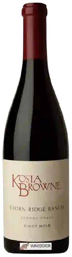 Winery Kosta Browne - Thorn Ridge Vineyard Pinot Noir Winery Kosta Browne - Thorn Ridge Vineyard Pinot Noir