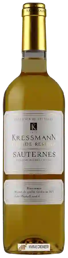 Winery Kressmann - Grande Réserve Sauternes Winery Kressmann - Grande Réserve Sauternes