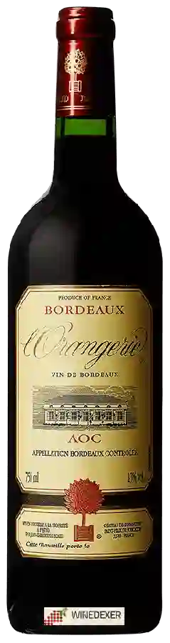 Château de l'Orangerie - Bordeaux Rouge Château de l'Orangerie - Bordeaux Rouge