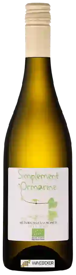 Cave de l'Ormarine - Simplement Ormarine Blanc Cave de l'Ormarine - Simplement Ormarine Blanc