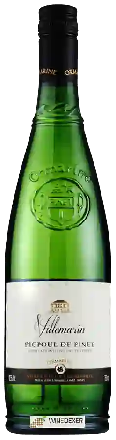 Cave de l'Ormarine - Villemarin Picpoul de Pinet
