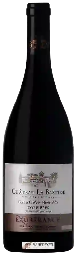Château la Bastide - Exubérance Vieilles Vignes Grenache Noir - Mourvedre Corbières Château la Bastide - Exubérance Vieilles Vignes Grenache Noir - Mourvedre Corbières
