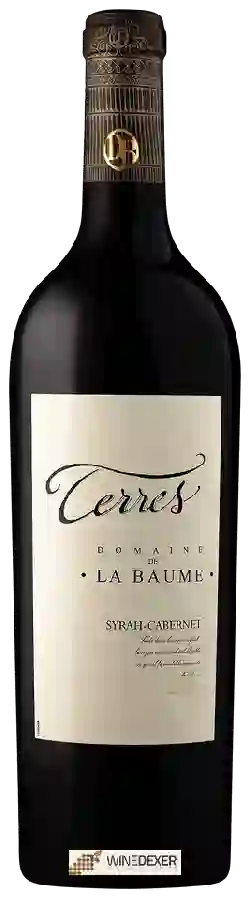 Domaine de la Baume - Syrah - Cabernet Terres Domaine de la Baume - Syrah - Cabernet Terres