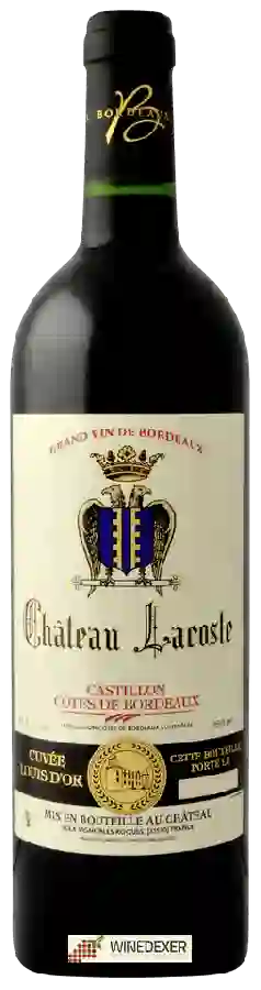 Château Lacoste - Cuvée Louis d'Or Côtes de Castillon