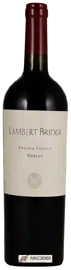 Winery Lambert Bridge - Merlot Winery Lambert Bridge - Merlot