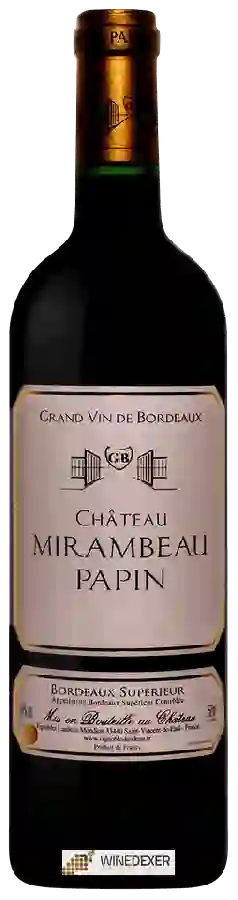 Winery Landeau - Château Mirambeau Papin Bordeaux Supérieur Winery Landeau - Château Mirambeau Papin Bordeaux Supérieur