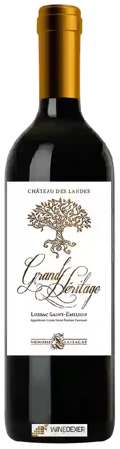 Vignobles Lassagne - Château des Landes Grand Héritage Lussac-Saint-Émilion