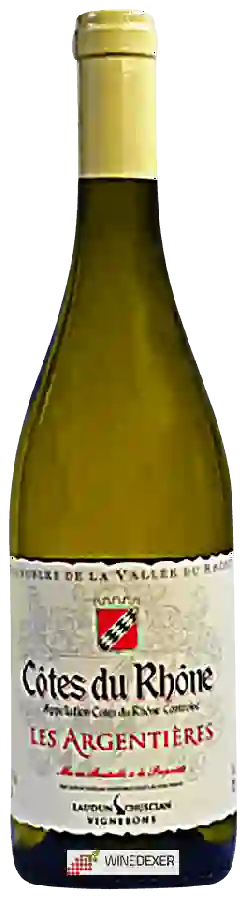 Laudun-Chusclan (Maison Sinnae) - Les Argentières Côtes-du-Rhône Blanc