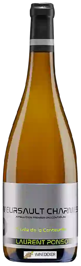 Winery Laurent Ponsot - Cuvée de la Centaurée Meursault Charmes Premier Cru Winery Laurent Ponsot - Cuvée de la Centaurée Meursault Charmes Premier Cru