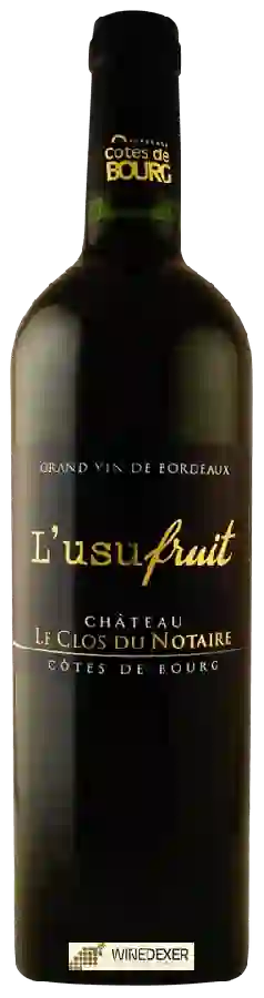 Château le Clos du Notaire - L'Usu Fruit