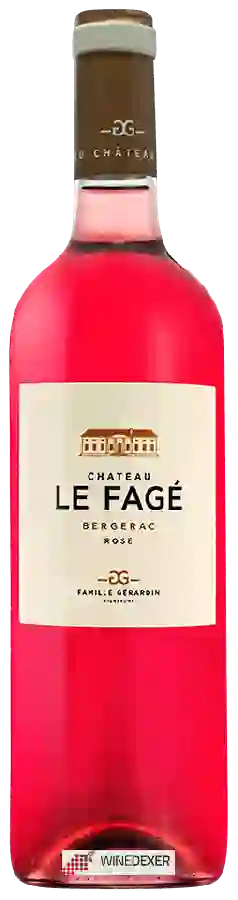 Château Le Fagé - Bergerac Rosé Château Le Fagé - Bergerac Rosé