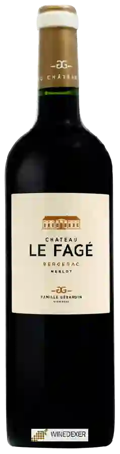 Château Le Fagé - Bergerac Rouge