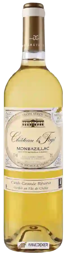 Château Le Fagé - Cuvée Grande Réserve Monbazillac Château Le Fagé - Cuvée Grande Réserve Monbazillac