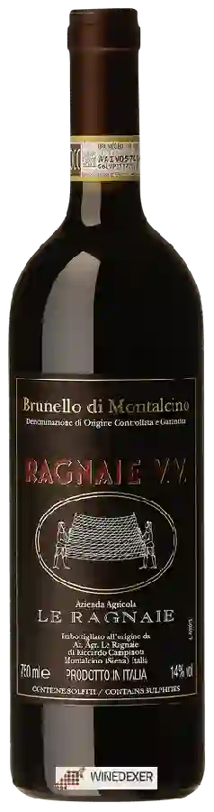 Winery Le Ragnaie - Brunello di Montalcino V.V. Winery Le Ragnaie - Brunello di Montalcino V.V.
