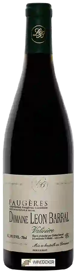 Winery Leon Barral - Valinière Faugères