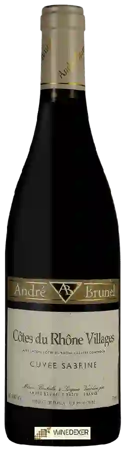 Winery André Brunel - Cuvée Sabrine Côtes du Rhône Villages Winery André Brunel - Cuvée Sabrine Côtes du Rhône Villages