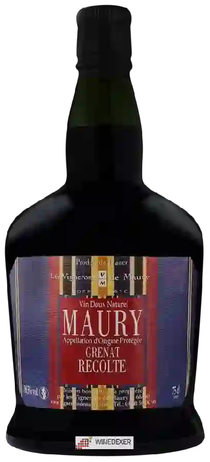 Winery Les Vignerons de Maury - Grenat Récolte