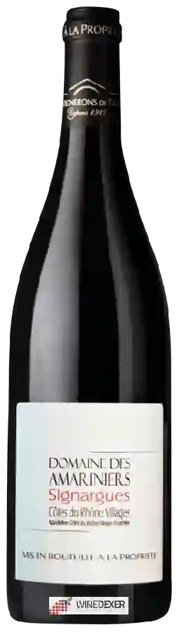 Winery Les Vignerons de Tavel - Domaine des Amariniers Côtes-du-Rhône-Villages 'Signargues' Winery Les Vignerons de Tavel - Domaine des Amariniers Côtes-du-Rhône-Villages 'Signargues'