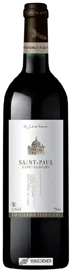 Les Vignobles des Côtes d'Agly - Saint Paul Cuvée du Chapître Côtes du Roussillon Villages Les Vignobles des Côtes d'Agly - Saint Paul Cuvée du Chapître Côtes du Roussillon Villages