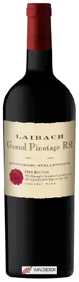 Winery Laibach - Grand Pinotage RR Organic Winery Laibach - Grand Pinotage RR Organic