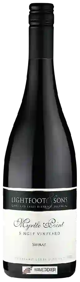 Winery Lightfoot & Sons - Myrtle Point Vineyard Shiraz Winery Lightfoot & Sons - Myrtle Point Vineyard Shiraz