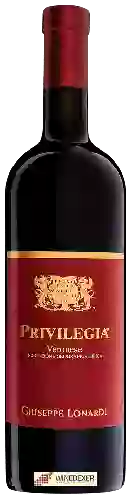 Winery Giuseppe Lonardi - Privilegia Rosso Veronese
