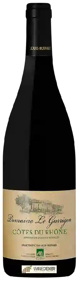 Winery Louis Bernard - Domaine Le Garrigon Côtes du Rhône
