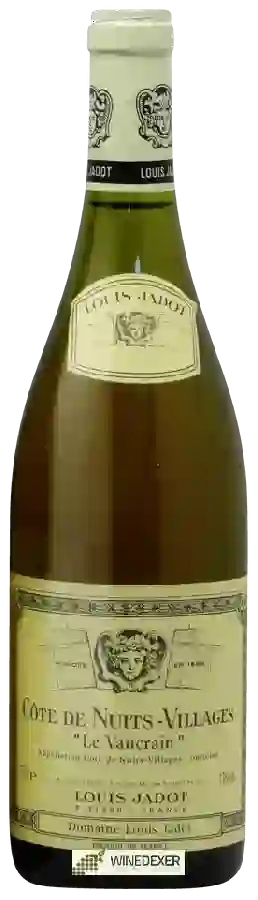 Winery Louis Jadot - Côte de Nuits-Villages Le Vaucrain Blanc Winery Louis Jadot - Côte de Nuits-Villages Le Vaucrain Blanc