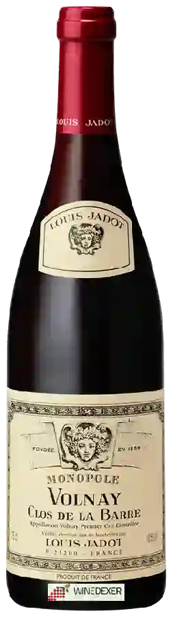 Winery Louis Jadot - Volnay 1er Cru 'Clos de la Barre' Monopole Winery Louis Jadot - Volnay 1er Cru 'Clos de la Barre' Monopole