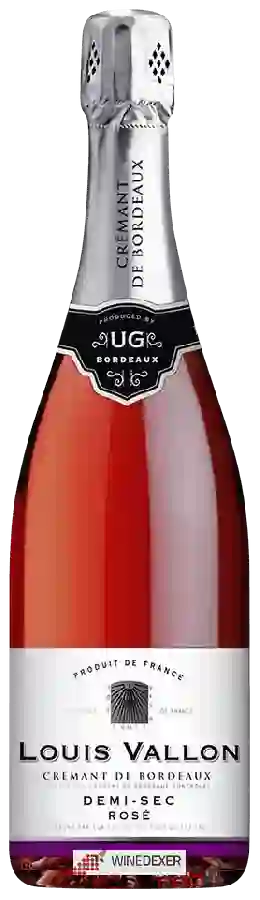 Winery Louis Vallon - Crémant de Bordeaux Demi-Sec Rosé Winery Louis Vallon - Crémant de Bordeaux Demi-Sec Rosé
