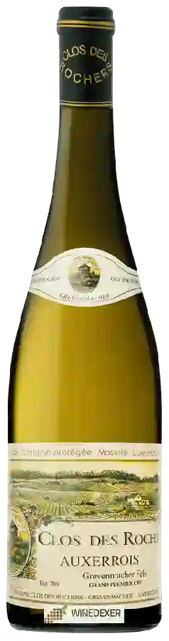 Domaine Clos des Rochers - Grevenmacher Fels Auxerrois Grand Premier Cru Domaine Clos des Rochers - Grevenmacher Fels Auxerrois Grand Premier Cru
