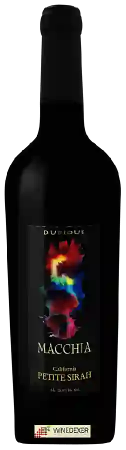 Winery Macchia - Dubious Petite Sirah Winery Macchia - Dubious Petite Sirah