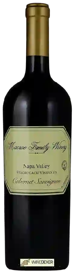 Winery Macrae - Stagecoach Vineyard Cabernet Sauvignon Winery Macrae - Stagecoach Vineyard Cabernet Sauvignon