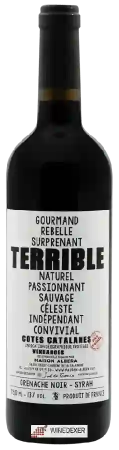 Maison Albera - Terrible Grenache Noir - Shiraz