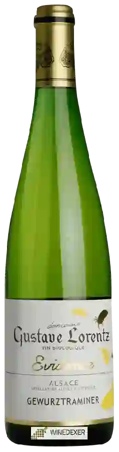 Winery Gustave Lorentz - Gewürztraminer Alsace Evidence Winery Gustave Lorentz - Gewürztraminer Alsace Evidence