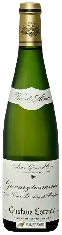 Winery Gustave Lorentz - Gewürztraminer Alsace Grand Cru 'Altenberg de Bergheim' Winery Gustave Lorentz - Gewürztraminer Alsace Grand Cru 'Altenberg de Bergheim'