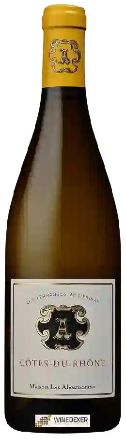 Maison les Alexandrins - Les Terrasses de l'Eridan Côtes-du-Rhône Blanc Maison les Alexandrins - Les Terrasses de l'Eridan Côtes-du-Rhône Blanc
