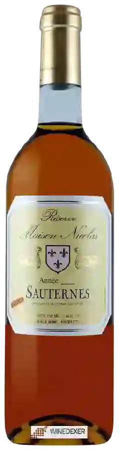 Maison Nicolas - Réserve Sauternes