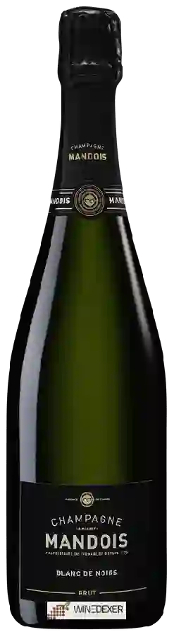 Winery Mandois - Blanc de Noirs Brut Champagne Winery Mandois - Blanc de Noirs Brut Champagne