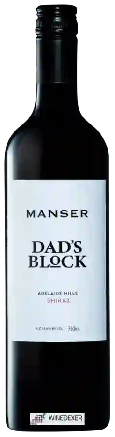 Winery Manser - Dads Block Shiraz Winery Manser - Dads Block Shiraz
