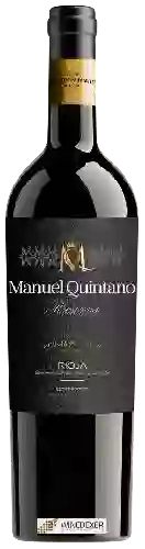 Winery Manuel Quintano - Reserva