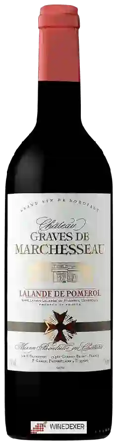 Château de Marchesseau - Cuvée Les Graves Lalande de Pomerol Château de Marchesseau - Cuvée Les Graves Lalande de Pomerol