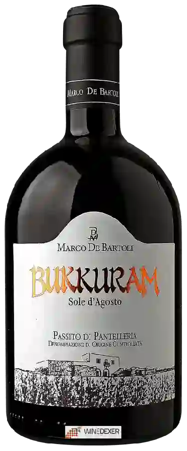 Winery Marco de Bartoli - Bukkuram Sole d'Agosto Passito di Pantelleria Winery Marco de Bartoli - Bukkuram Sole d'Agosto Passito di Pantelleria