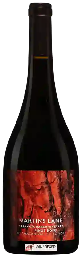 Winery Martin's Lane - Naramata Ranch Vineyard Pinot Noir Winery Martin's Lane - Naramata Ranch Vineyard Pinot Noir
