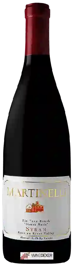 Winery Martinelli - Zio Tony Ranch Gianna Marie Syrah Winery Martinelli - Zio Tony Ranch Gianna Marie Syrah