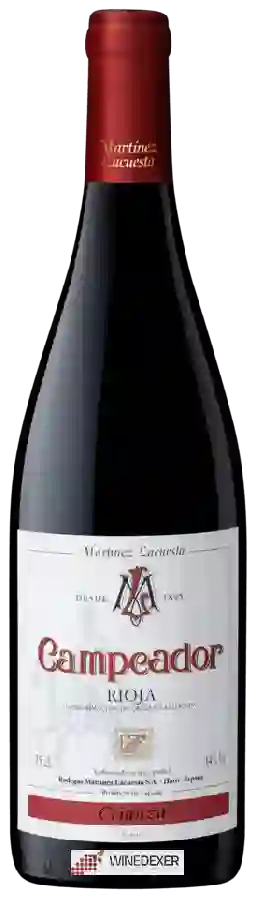 Winery Martinez Lacuesta - Campeador Rioja Crianza Winery Martinez Lacuesta - Campeador Rioja Crianza